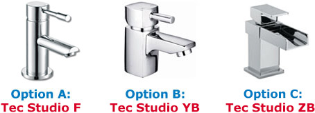 These taps can be added to your order via the menu below